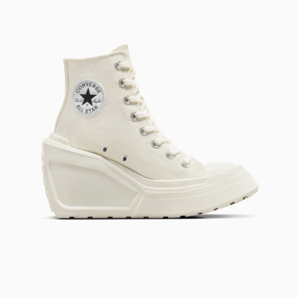 New Converse Chuck 70 De Luxe Wedge Platform Heel - SZ 8 Wmn - White (A06479C)